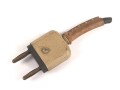 Zweipoliger Stecker Wehrmacht, sandfarbener Originallack
