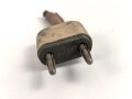 Zweipoliger Stecker Wehrmacht, sandfarbener Originallack