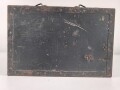 Gehäuse zum Tornister Empfänger Berta ( Torn. E.b ) der Wehrmacht. Ungereinigt, Originallack