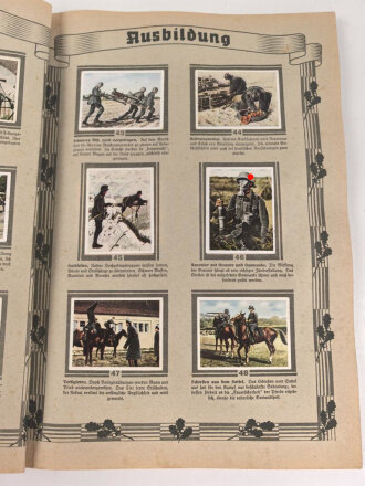 Sammelbilderalbum "Die Deutsche Wehrmacht", komplett