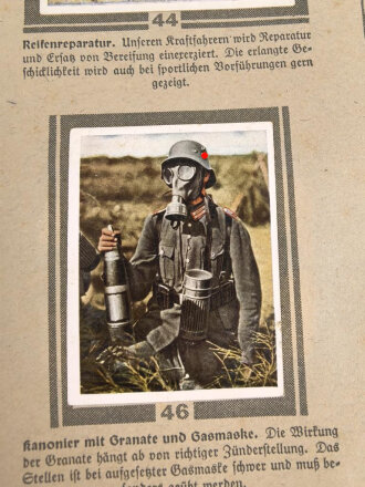 Sammelbilderalbum "Die Deutsche Wehrmacht", komplett