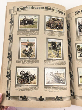 Sammelbilderalbum "Die Deutsche Wehrmacht", komplett