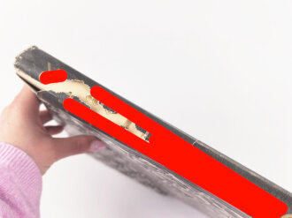 Sammelbilderalbum "Adolf Hitler" komplett, in defektem Schutzumschlag