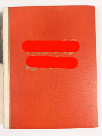 Sammelbilderalbum "Adolf Hitler" komplett, in defektem Schutzumschlag