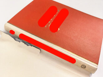 Sammelbilderalbum "Adolf Hitler" komplett, in defektem Schutzumschlag