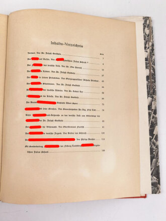 Sammelbilderalbum "Adolf Hitler" komplett, in defektem Schutzumschlag