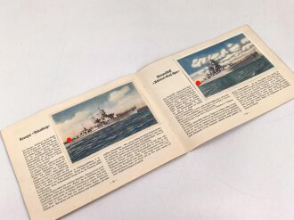Sammelbilderalbum "Unsere Kriegsflotte" - eine lehrreiche Bilderfolge für Jung und Alt, 20 Seiten, Vollständig