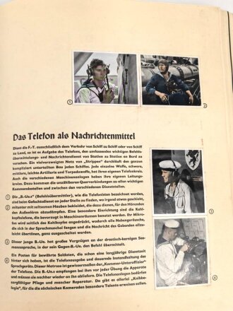 Sammelbilderalbum "Deutsche Reichsmarine" - Dienst und Leben der Matrosen, komplett