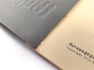 Sammelbilderalbum "Die Deutsche Wehrmacht", komplett, Seiten stellenweise leicht eingerissen