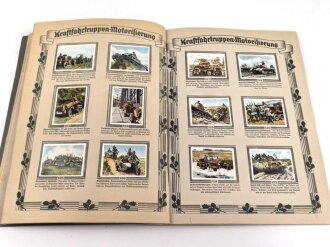 Sammelbilderalbum "Die Deutsche Wehrmacht", komplett, Seiten stellenweise leicht eingerissen