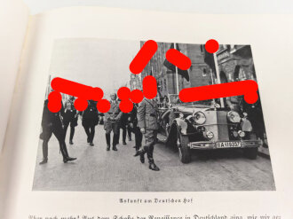 Reichstagung in Nürnberg 1934, 409 Seiten, erste Seite gerissen