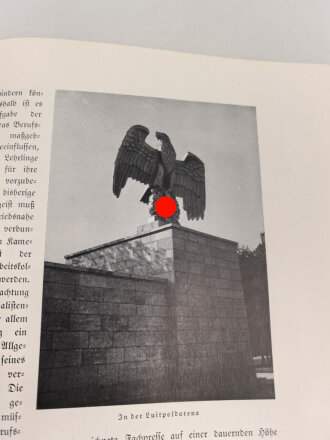 Reichstagung in Nürnberg 1934, 409 Seiten, erste Seite gerissen