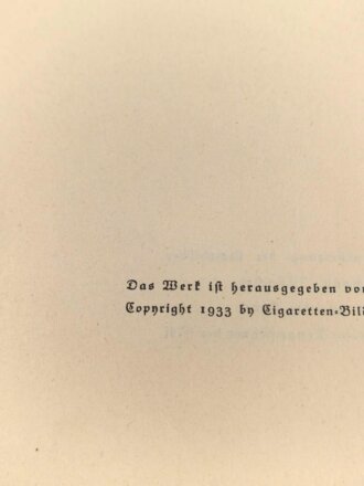 Sammelbilderalbum "Kampf ums Dritte Reich", komplett