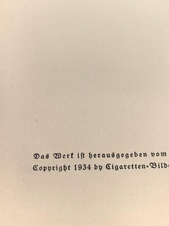 Sammelbilderalbum "Deutscher Sport - Vorschau auf 1936", komplett