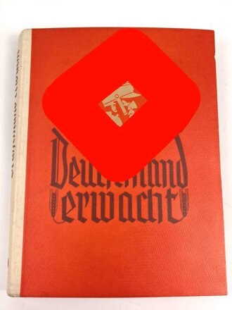 Sammelbilderalbum "Deutschland erwacht", komplett, Bilder lösen sich