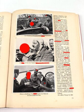 Sammelbilderalbum "Deutschland erwacht", komplett, Bilder lösen sich