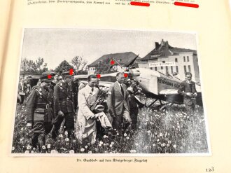 Sammelbilderalbum "Deutschland erwacht", komplett, Bilder lösen sich