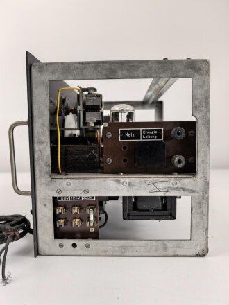 Luftwaffe, Funkübungs Empfänger FüE, Ln 126064. Originallack, Funktion nicht geprüf, mit Gehäusedeckel