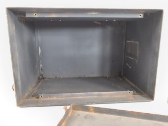 Luftwaffe, Funkübungs Empfänger FüE, Ln 126064. Originallack, Funktion nicht geprüf, mit Gehäusedeckel