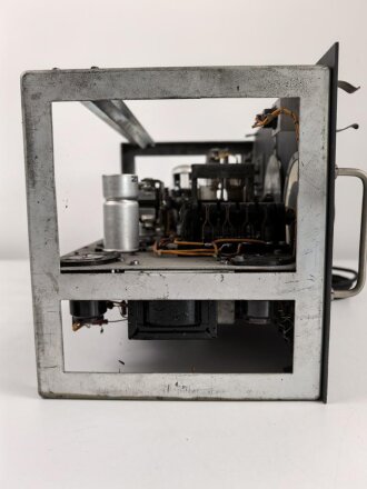 Luftwaffe, Funkübungs Empfänger FüE, Ln 126064. Originallack, Funktion nicht geprüf, mit Gehäusedeckel