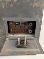 Luftwaffe, Funkübungs Empfänger FüE, Ln 126064. Originallack, Funktion nicht geprüf, mit Gehäusedeckel