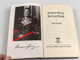 Hermann Göring - Werk und Mensch, datiert 1940, 348 Seiten