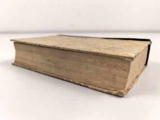 Adolf Hitler "Mein Kampf", Kriegs-Ausgabe, datiert 1940, Buchrücken löst sich etwas, Führerbildnis entfernt