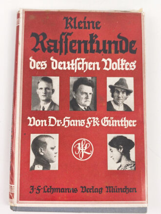 "Kleine Rassenkunde des Deutschen Volkes", A5, datiert 1938, über 150 Seiten