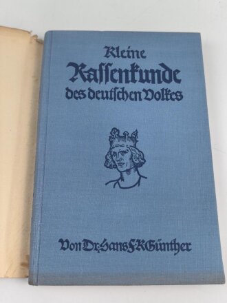 "Kleine Rassenkunde des Deutschen Volkes", A5, datiert 1938, über 150 Seiten