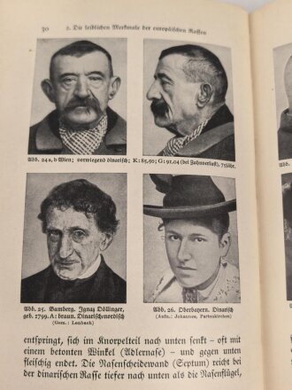 "Kleine Rassenkunde des Deutschen Volkes", A5, datiert 1938, über 150 Seiten
