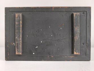 Gehäuse in der Größe eines Tornister Empfänger Berta ( Torn. E.b ) der Wehrmacht. Ungereinigt, Originallack