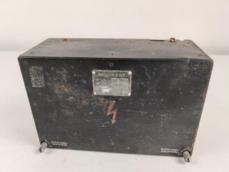 Luftwaffe, Umformer U.10/E, Ln 27377 für Fu.G 10. Originallack, Unvollständig, Funktion nicht geprüft