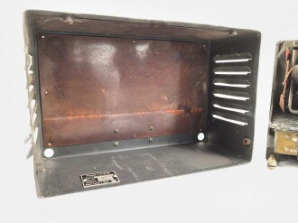 Luftwaffe, Umformer U.10/E, Ln 27377 für Fu.G 10. Originallack, die Gehäuseschrauben fehlen, Funktion nicht geprüft