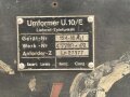 Luftwaffe, Umformer U.10/E, Ln 27377 für Fu.G 10. Originallack, die Gehäuseschrauben fehlen, Funktion nicht geprüft