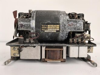 Luftwaffe, Umformer U.10/E, Ln 27377 für Fu.G 10. Originallack, Ungereinigt, Funktion nicht geprüft