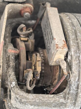 Luftwaffe, Umformer U.10/E, Ln 27377 für Fu.G 10. Originallack, Ungereinigt, Funktion nicht geprüft