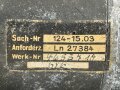 Luftwaffe, Umformer U.10/E, Ln 27377 für Fu.G 10. Originallack, Ungereinigt, Funktion nicht geprüft