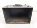 Gehäuse zum Tornister Empfänger Berta ( Torn. E.b ) der Wehrmacht. Ungereinigt, Originallack ?