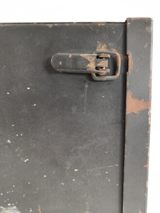 Luftwaffe, Funkübungsgerät Sender FüG-S, Ln 126063. Originallack, Unvollständig, Funktion nicht geprüft, mit passendem Deckel