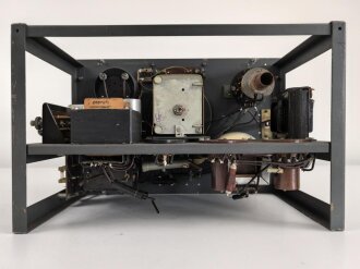 Luftwaffe, Funkübungsgerät Sender FüG-S, Ln 126063. Originallack, Unvollständig, Funktion nicht geprüft, mit passendem Deckel