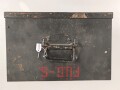 Luftwaffe, Funkübungsgerät Sender FüG-S, Ln 126063. Originallack, Unvollständig, Funktion nicht geprüft, mit passendem Deckel