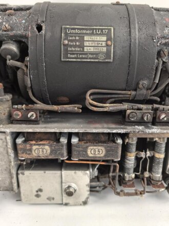 Luftwaffe Umformer U.17 , Ln26985 für FuG 16. Originallack, Funktion nicht geprüft