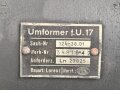 Luftwaffe Umformer U.17 , Ln26985 für FuG 16. Originallack, Funktion nicht geprüft