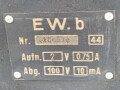 Wechselrichter EW.b zum Tornister Empfänger Berta. Originallack,datiert 1944,  Funktion nicht geprüft