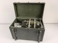 Russland, Funkgerät R-107 aus der Zeit des kalten Krieg. Im Transportkasten mit Zubehör. Funktion nicht geprüft