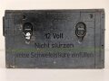 Wehrmacht, Nickelsammler " 12 NC 26 " Guter Gesamtzustand, Originallack. Funktion nicht geprüft, Deckel schliesst, lässt sich aber nicht verschliessen. Versand nur auf Palette