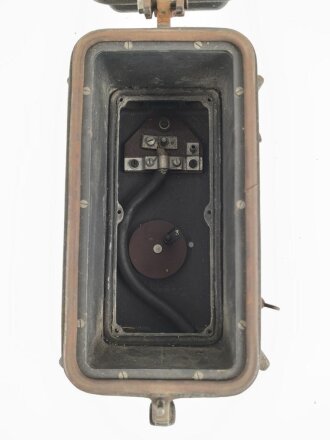 Funkinnenanschlussdose für Festungen der Wehrmacht. Originallack, habe ich noch nie vorher gesehen