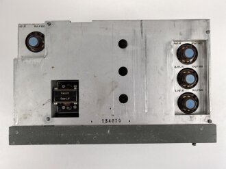 Luftwaffe, Telefunken Einflugzeichen Flugalarmempfänger "FAE 1/ Vorl." Ln 25629.  In der Zeit umgebauter Tornister Empfänger Berta, datiert 1940. Originallack, Funktion nicht geprüft