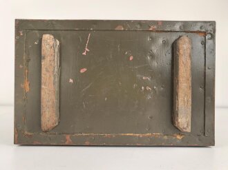 Zubehörtornister zum Tornister Empfänger Berta der Wehrmacht. Nach dem Krieg bei der Tschechischen Armee weiterverwendet.