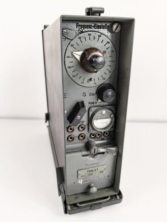 Funksprechgerät a1 " Fusp. a1" Wehrmacht, datiert 1938. Gerät Nummer 1188. Extrem seltenes Stück, das Gesamte Gehäuse  ist ein sehr guter, neuzeitlicher Nachbau.